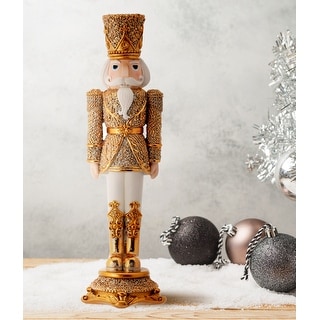 13" Resin Diamond Opulent Nutcracker