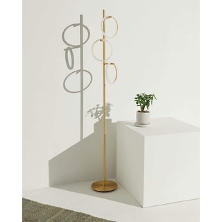 Brightech Saturn LED Floor Lamp - Brass.