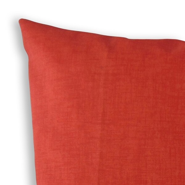 Hamlin Solid Throw Pillow Coral