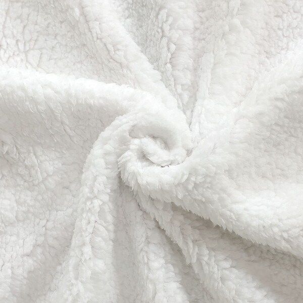 Sherpa Fleece Throw Blanket for Twin Christmas Bedding Sofa
