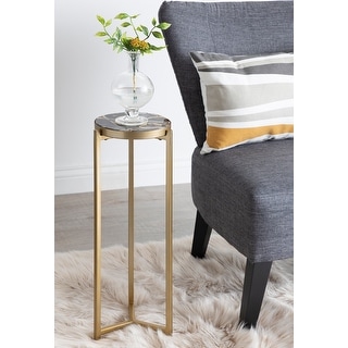 Kate and Laurel Aguilar Glam Drink Table - 8x8x23