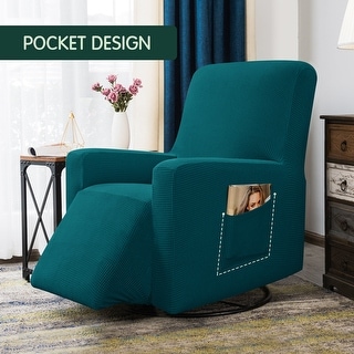 CHUN YI Recliner Slipcover Stretchable with Side Pocket