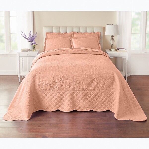 Lily Brocade Embossed Bedspread