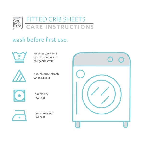 Fitted Crib Sheet Pineapples Gray - 52"x 28" x 9"