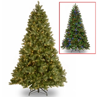 National Tree Company 6.5-foot Downswept Douglas Fir Tree with Dual Color LED Lights