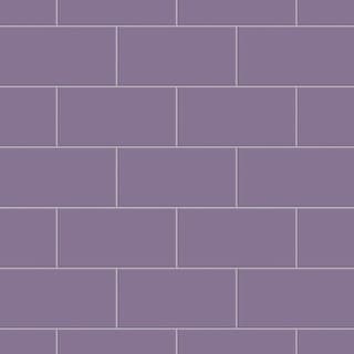 Merola Tile Projectos Violet Purple 3-7/8" x 7-3/4" Ceramic Floor and Wall Tile