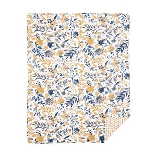 Natural Home Cotton Quilted 48" x 60" Throw Blanket