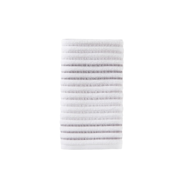 SKL Home Tie Dye Stripe 2 Pc Hand Towel Set in Gray