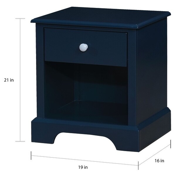 Cholla Transitional Solid Wood 1-Drawer Nightstand by Taylor & Olive