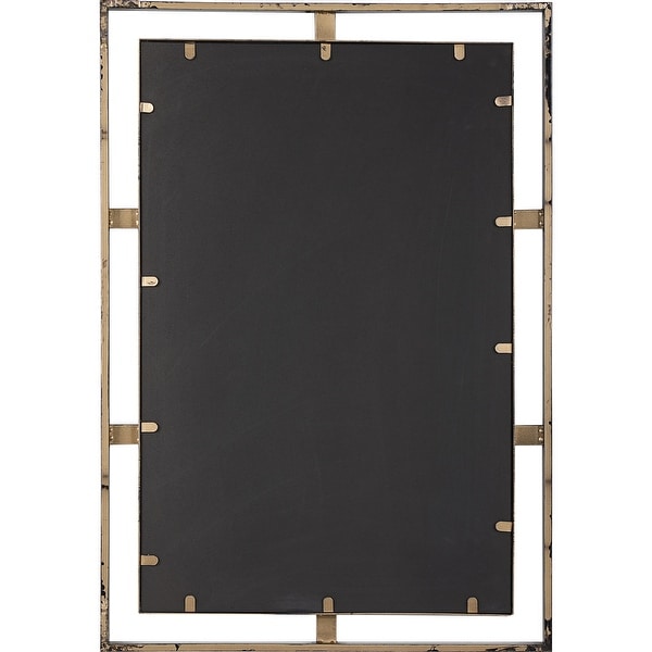 Uttermost Carrizo Gold and Bronze Rectangle Mirror