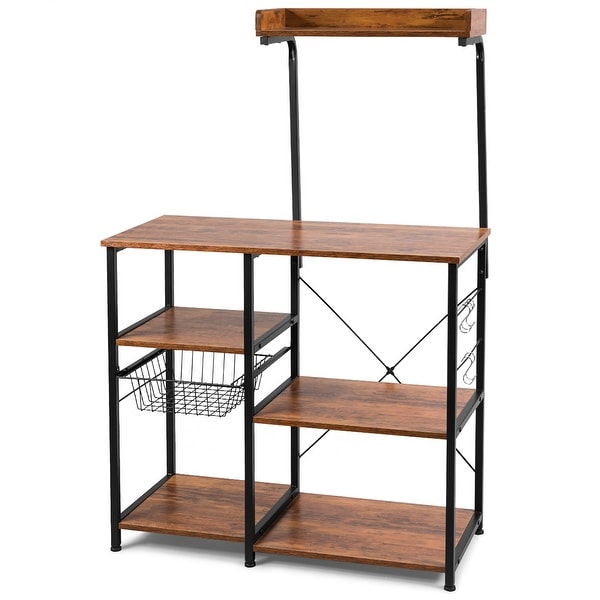 Kitchen Baker's Rack 4-Tier Microwave Storage Stand