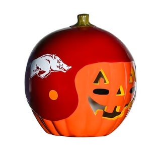 NCAA Arkansas Razorbacks Ceramic Pumpkin Helmet