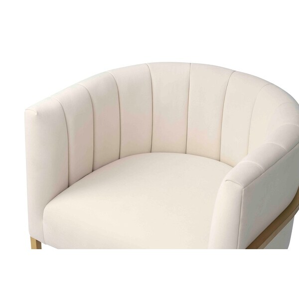 Havana Textured Velvet Upholstered Accent Chair