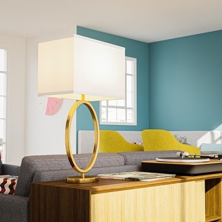 Halo Gold Plated Finish Table Lamp