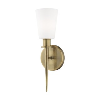 Livex Lighting Witten Single Light 13" Tall Wall Sconce with Glass