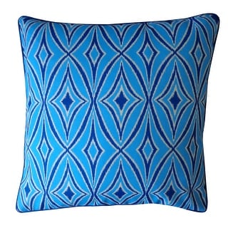 Jiti Outdoor Ceny Geometric Patterned Waterproof Square Throw Pillows Cushions for Pool Patio Chair 20 x 20