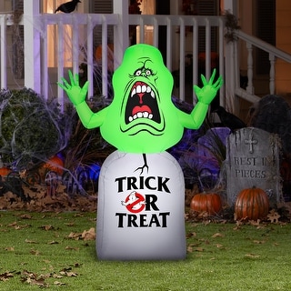 Airblown Inflatable Ghostbusters Slimer with Tombstone
