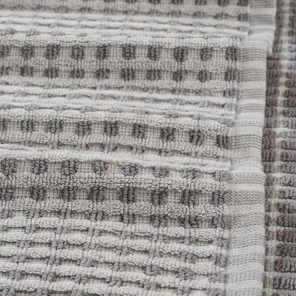 Modern Threads 6-Piece Yarn Dyed Cobblestone Jacquard Towel Set