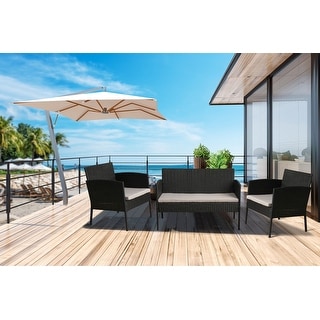 4 Piece Sofa Seating Group with Cushions