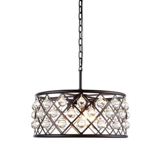 Royce Edge 5-Light Matte Black Pendant