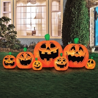 Occasions Airflowz Inflatable Pumpkin Patch, 3 ft. Tall,Orange