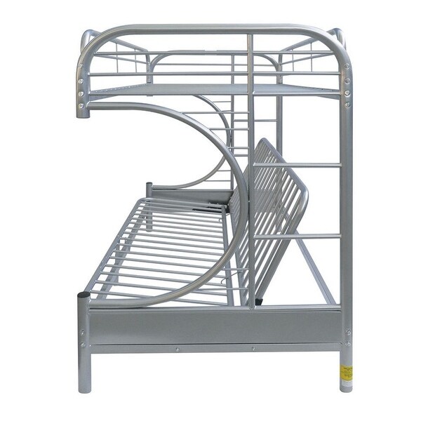 Metal Twin XL Over Queen Futon Bunk Bed