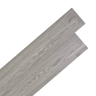 vidaXL Self-adhesive PVC Flooring Planks 54 ft 0.08" Dark Gray