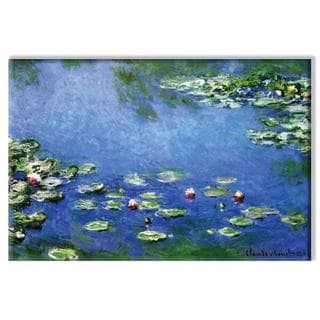 Claude Monet "Water Lilies - White" Canvas Art