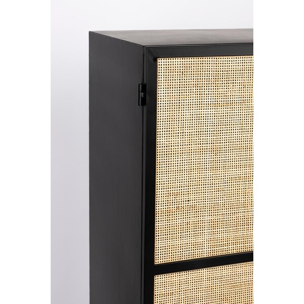 Rattan Webbing Modern Cabinet