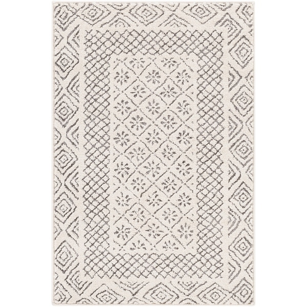 Artistic Weavers Tiffany Grey Bohemian Border Area Rug