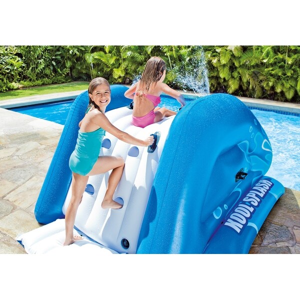 Intex Inflatable Play Center Water Slide with Floating Island Lounge - 37.6