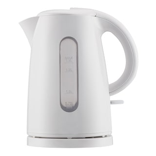 1.7 Liter Plastic Electric Kettle, White