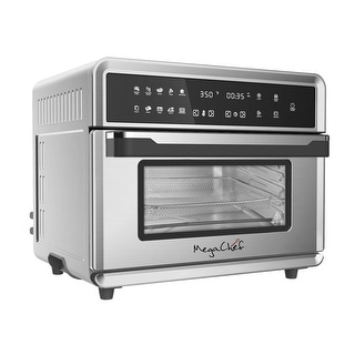 MegaChef 10 in 1 Electronic Multifunction 360 Degree Hot Air Technology Countertop Oven - 25"L
