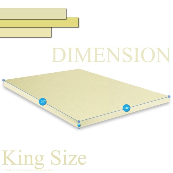 ONETAN 2-Inch Foam Mattress Toppers, Add Comfort To Mattress