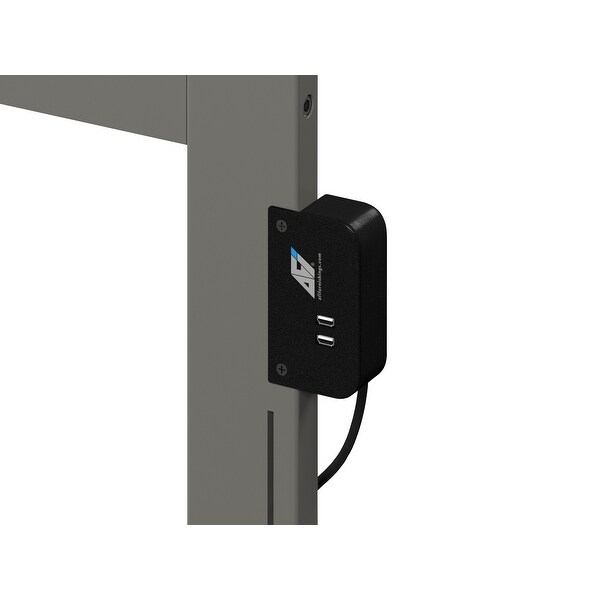 Orlando Grey Twin XL Platform Bed with 2 Drawers