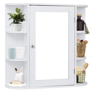 23"Bathroom Furni Vanity Storage Organizer Mounted Wall Cabinet