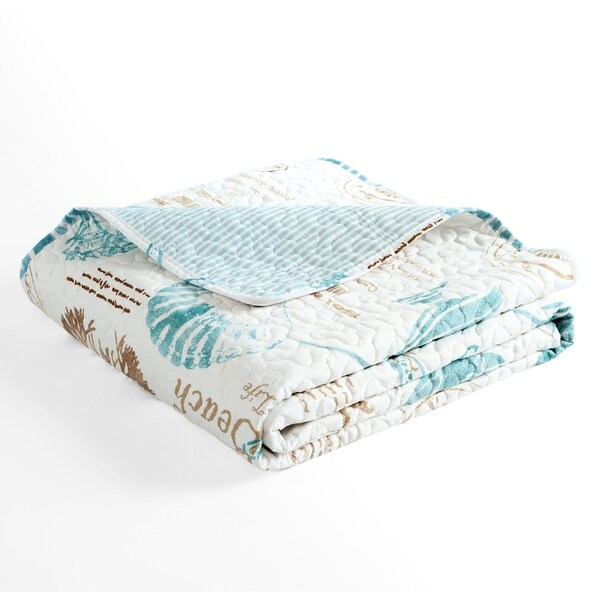 Lush Decor Harbor Life Throw Blanket