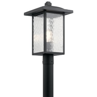 Kichler Lighting Capanna Collection 1-light Textured Black Outdoor Post Mount