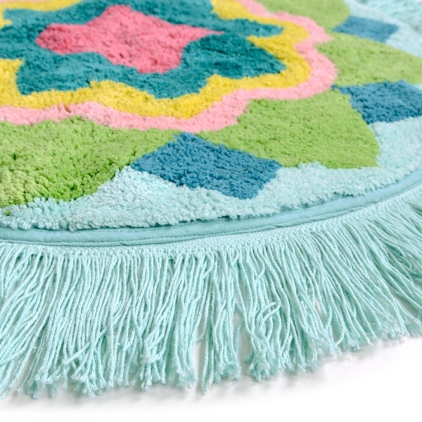 Ariel Medallion Bath Rug