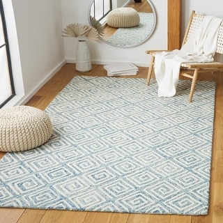 SAFAVIEH Handmade Metro Nava Geometric Wool Rug