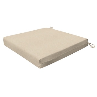 Textured Premium Dining Seat Cushion (2-Pack) - 20" wide x 20" deep x 4" thick