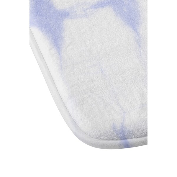 Amy Sia 'Agadir 2' Pastel Blue Made to Order Memory Foam Bath Mat