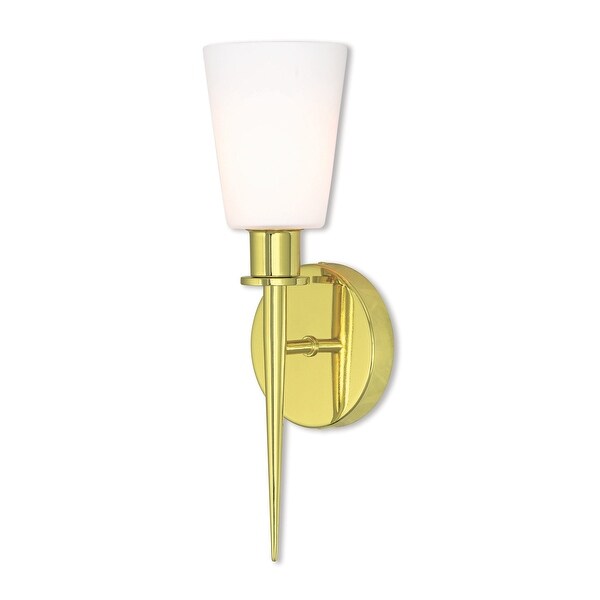 Livex Lighting Witten Single Light 13" Tall Wall Sconce with Glass