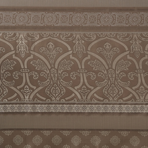 Madison Park Essentials Alexine Brown Jacquard Shower Curtain