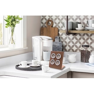 Teak Coffee Pod Holder