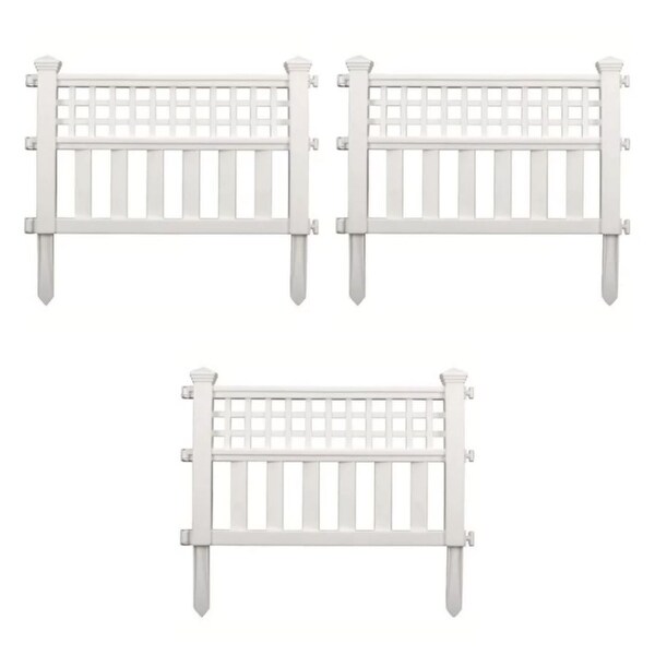 Outdoor garden landscape fence