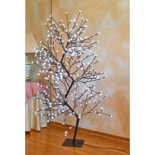 Dual Control Double-S Cherry Blossom Tree - White & Rgb - 336 Leds
