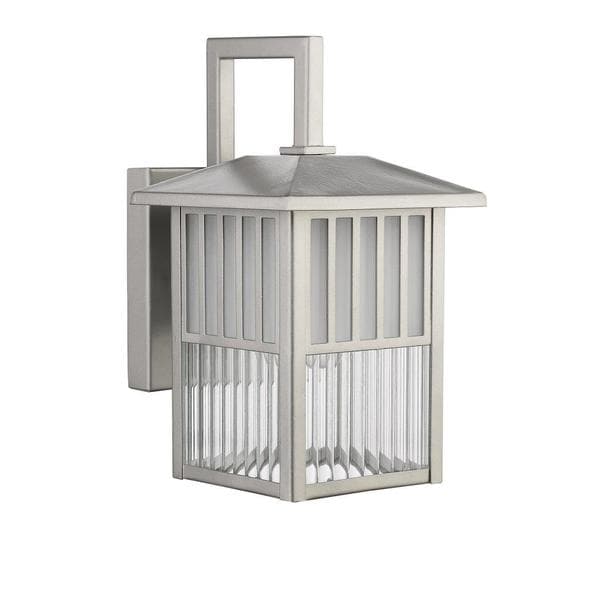Chloe Transitional 1-light Brushed Nickel Outdoor Wall Fixture