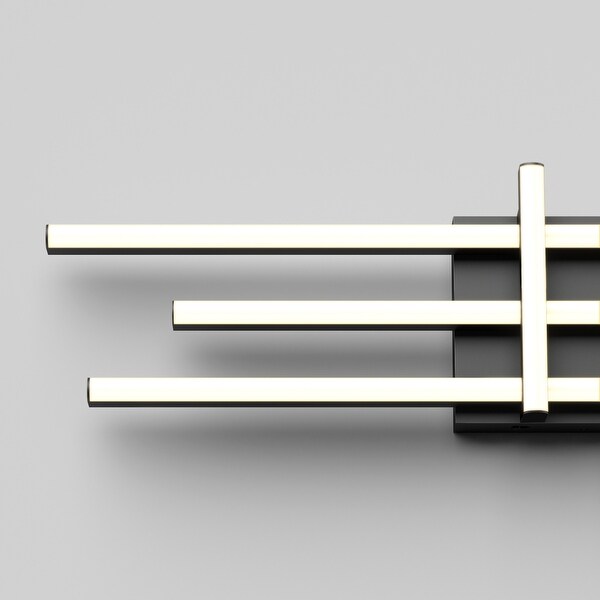 Artika Grid Modern Vanity Light, Black