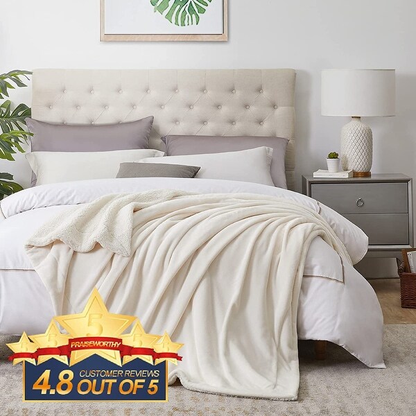 Sherpa Blanket Super Soft Fleece Plush Blanket